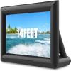 14FT Inflatable Projector Screen - Outdoor Movie Screen Blow Up for Movie Parties Backyard Outside with Air Blower and Carry Bag, Front and Rear Projection view 1