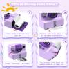 Kids Camera Instant Print, Digital Camera for Kids, 180 Rotating Selfie Lens with 32GB SD Card & 2 Rolls Printing Paper Kids Toy Birthday Gifts for Boys Girls Ages 3-12, Purple view 3