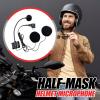 Helmet Microphone for Motorcycle - Noise Cancelling Microphone, High Definition Half Face | Waterproof Type C Plug Headset Communication System, view 2
