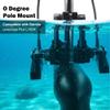 0 Degree Pole Mount Compatible with Garmin LiveScope Plus LVS34, Dual-Side Scan, Zero Degree Transducer Accessories for Pole & Trolling Motor, Replaces 010-13228-03 view 2