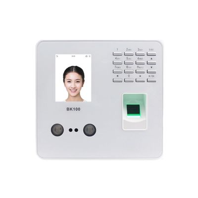 MHJKHG Clocking in Machine, BK100 /IP Biometric Fingerprint Face Recognition Employee Time Attendance Machine with Keyboard Time Clock RecorderBk100 Spanish