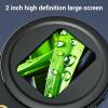 CHEOTIME Digital Magnifying Glass with 200X Zoom, LED Light Portable Digital Microscope, Handheld Digital Microscope with 2 inch HD Display and 4TB Memory Support (Black) view 3