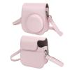 lvifloae Mini 12 Camera Case Kit with Adjustable Strap PU Leather Protective Bag with Photo Album Filters Hanging Frames Stickers for Travel Outdoor Use (Light Pinkish) view 3