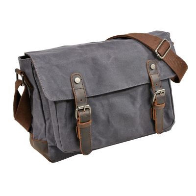 BaotyJie Camera Bag DSLR Camera Storage Case Canvas Fashion Zipper Closure Shockproof Lens and Accessories Organizer for Photographers, Dark Grey