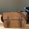 BaotyJie Camera Bag DSLR Camera Storage Case Canvas Fashion Zipper Closure Shockproof Lens and Accessories Organizer for Photographers, Khaki view 4