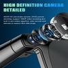 HAWAMI Smart Camera Glasses for Men & Women, Bluetooth Video Glasses with Open Ear Sound Mic & Speakers, Intelligent Touch,Magnetic Charging (Include Black Lens) view 2