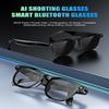 HAWAMI Smart Camera Glasses for Men & Women, Bluetooth Video Glasses with Open Ear Sound Mic & Speakers, Intelligent Touch,Magnetic Charging (Include Black Lens) view 3