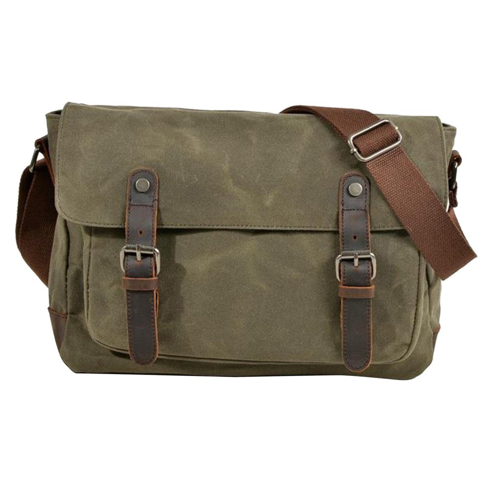 BaotyJie Camera Bag DSLR Camera Storage Case Canvas Fashion Zipper Closure Shockproof Lens and Accessories Organizer for Photographers, Green