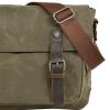 BaotyJie Camera Bag DSLR Camera Storage Case Canvas Fashion Zipper Closure Shockproof Lens and Accessories Organizer for Photographers, Green view 2
