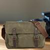 BaotyJie Camera Bag DSLR Camera Storage Case Canvas Fashion Zipper Closure Shockproof Lens and Accessories Organizer for Photographers, Green view 3