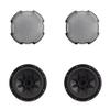 KICKER (2 52CVR104 10-Inch (25cm) Sub, DVC, 4-ohm & 52GR10 Grill Bundle view 1