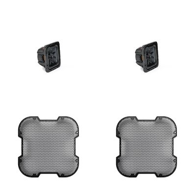 KICKER (2 L7S84 L7S 8" Subwoofer, Dual Voice Coil, 4-Ohm & 52GL78 Grill Bundle