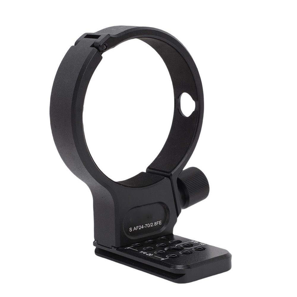 ciciglow Tripod Collar Mount Ring, Lens Tripod Mount Ring Compatible with for AF24-70mm F2.8 Lens, Aluminum Alloy Support Collar with 69mm Quick Release Plate