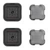 KICKER (2 46L7T84 L7T L7-Thin 8" Subwoofer, Dual Voice Coil, 4-Ohm & 52GL78 Grill Bundle view 1