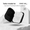 Jectse 360 Panoramic Camera Travel Protector Bag, Portable PU Leather Storage Bag with Wrist Strap, Rainproof Black view 4