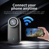 Bewinner 4K Mini Action Camera, Thumb POV Portable Body Cam, WiFi Connection, Magnetic Wearable Video Recording Camera for Bike Cycling, Pet, Vlogging view 4