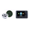 Memphis Audio SMC3 Marine Multi-Zone Media Center w/ MXA60L 6.5" LED Marine Speakers Bundle view 1