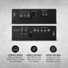 AudioControl EPIC500 Monoblock Amplifier Car Audio 500W RMS, Compact Class D Subwoofer Amplifier, Low Pass & Subsonic Filter, Epic Boost Bass Equalizer, Includes Bass Knob for Amp, Epicenter Link view 3