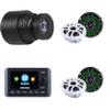 Memphis Audio SMC3 Marine Multi-Zone Media Center w/MXCAM Waterproof Camera & (2) MXA60L 6.5" LED Marine Speakers Bundle view 1