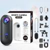 Wearable 4K Hd Thumb Action Camera, POV Camera, 4S Body Camera, 2026 New 256GB Mini Handsfree Bodycam Thumb Action Cam, with Audio Video for Cycling, Diving, Skiing (1080-Black,No Card) view 1