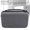 Diydeg Protective Carrying Case for Mini M4 M4 Pro, Portable EVA Nylon Protective Hard Travel Case Organizer Storage Bag for Mini M4 Magic Keyboard, Mouse, Trackpad, Cables view 2