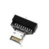 USB 3.2 Gen 2 Connector Type-E Front Panel Header to USB 3.0 20Pin 19Pin Header Extension Adapter for Desktop Motherboard view 3