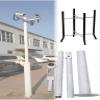 6-20ft Tall Street Light Post,Surveillance Camera Pole Detachable, Solar Panels/Camera Mounting Bracket Pole 0.06in Thick,Holder Post with Lightning Rod(98.4in/250cm) view 1