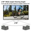 200/300 Inch Large Foldable Projector Screen 4:3 4K HD Portable Video Projection Screen Movie Screens for Indoor Outdoor Office Home Hotel School(4:3 72in) view 4