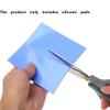 100mm X 100mm Desktop Heat Insulation Pad, 2mm CPU Chip Thermal Conductive Silicone Pad 1pc view 3