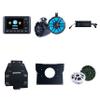 Memphis Audio SMC3 Marine Multi-Zone Media Center with MX400.4 Amp, MXA60L 6.5" Front Speakers and MXA62PS 6.5" Rear Pods & Installation Accessories Compatible with 2020-2022 Kawasaki Teryx KRX view 1