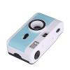 shenruifa 35MM Film Camera Reusable Lightweight Vintage Camera Built in Flash with 28MM Lens 1/120s Shutter Speed (Blue White) view 2