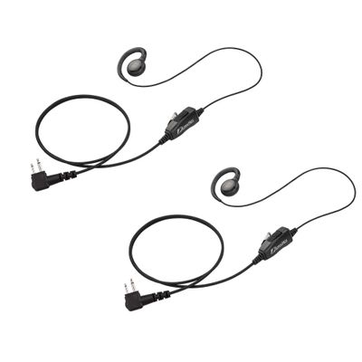 Arrowmax AEH3000-M1 Swivel Style Braided Cable Earpiece Style PTT Compatible with Motorola CP200D CP100D R2 DEP450 BPR40D CP200 CP185 BPR40 Yaesu FT-65 FT-25 FT-4X/V XiR P3688 (2 Pieces)