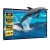 200/300 Inch Projector Screen Outdoor Indoor Extra Large, 4K HD 16:9/4:3 Projection Screen Foldable Portable, Wall Mount Hanging Movie Screen for Home Theater(16:9 60in) view 1
