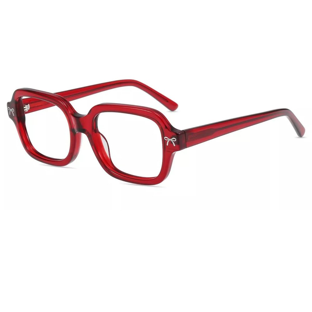 Firmoo Women's Blue Light Glasses with Bow Detail, 12g Ultra Lightweight
