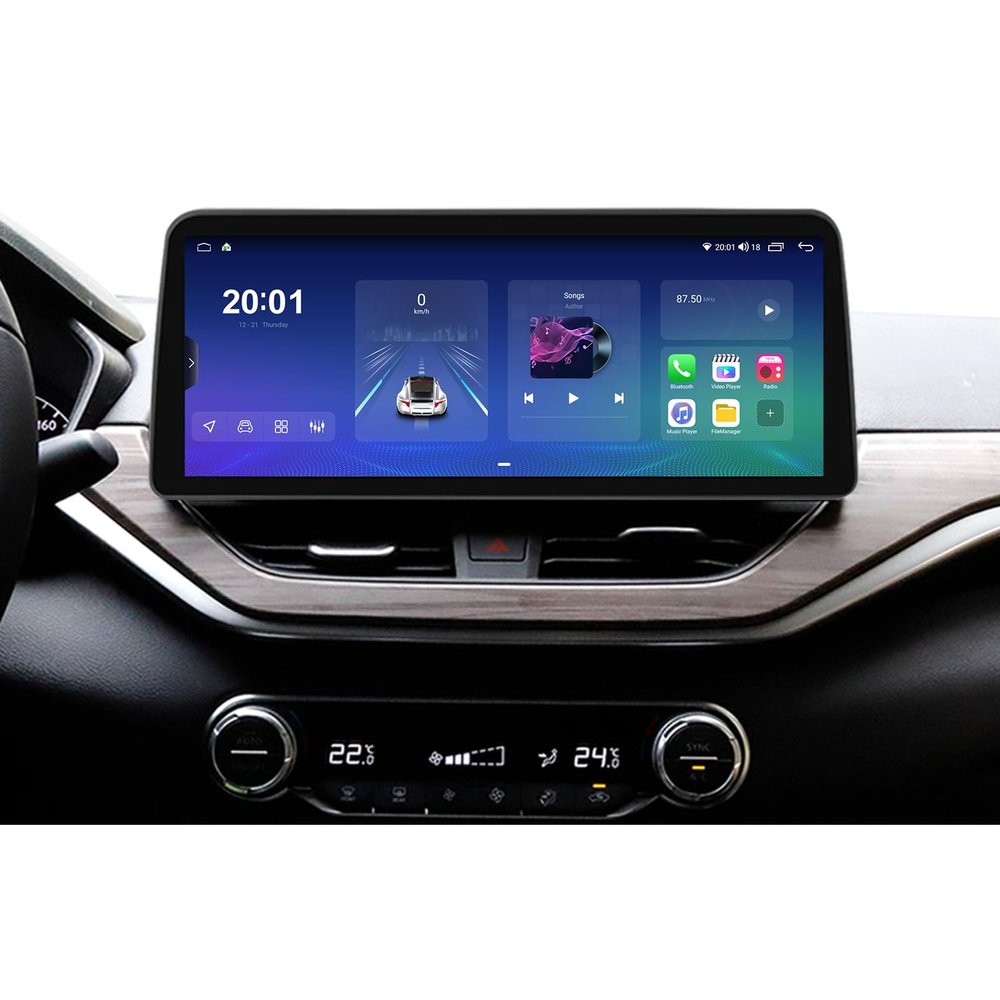 12.3" Android Car Stereo for Nissan Altima 2019-2025 Wireless Apple Carplay Android Auto Car Radio Bluetooth Head Unit QLED Touch Screen 1920x720 GPS Navigation (8-128GB Plus)