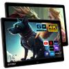 14 inch 4K Android Car TV Headrest Monitor for Cars Back seat Rear Entertainment System, Support Wireless Phone Link Touch Screen,with WiFi/Bluetooth/HDMI/USB/Video Player 4G+64G (2*PCs) view 1