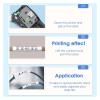 1PK HSe211 Compatible for Brother Heat Shrink Tube Tape 5.8mm HSe-211 Black On White Printer Ribbon Replace P-Touch Label Maker view 3