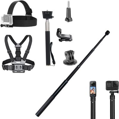 Action Camera Accessories Kit Compatible with GoPro Hero 13 12 11 10 9 8 7 Insta360 AKASO EK7000 Brave 4 Brave 7 LE DJI Osmo ODDV Action Camera