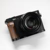Wood Hand Grip L Plate Aluminum Alloy Base for RX1R3 RX1R III Camera (Ziricote) view 1
