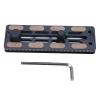 Fabater Quick Release Plate, Aluminum Alloy Camera Tripod Base Plate with 1/4 3/8 inches Screw for DSLR Cam Camcorder Tripod Monopod, Quick Setup Mount Camera Accessory view 1