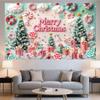 12X10ft Christmas Photography Backdrop Merry Christmas Sweet Candy Background Backdrop Winter Xmas Snow Tree Kids Newborn Baby Shower Birthday Party Decor Banner Photo Booth Props view 2