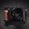 Wood Hand Grip L Plate Aluminum Alloy Base for RX1R3 RX1R III Camera (Walnut) view 3