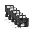 18051 Heat Shrink Tube Label Tape 6mm Black On White 5 Pieces Compatible with Labeller for 1000 3000 4200 5000 5200 6000 Series view 1