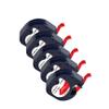 5/10PK 91201 91200 Compatible Label Tape 91331 12267 91202 91203 12mm LT Tape Works with LT-100H 100T Label Printer(5PK Black on Red) view 1