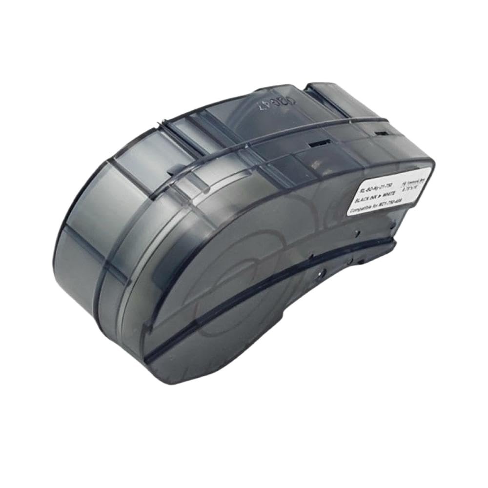 12. 7mm 2-10PCS Ribbon Cartridge M21-500-499 Nylon Cloth Label Tape for Handheld Label Printer Compatible with Labeller Laboratory Maker and Similar Labeling Devices(4PCS)