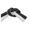 1/5M ID 1mm ~ 40 mm Braided Fiberglass Sleeve 600 Deg.C High Temperature(White,10MM_1 METER) view 1