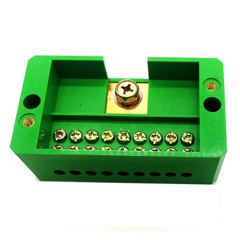 1-in-9-out Distribution Junction Box Branch Terminal Block Connector Unipolar Splitter Junction Box Retardant Metering Cabinet