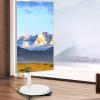 LIUZQWAED Mobile TV Cart On Wheels, Portable Rolling TV Stand, for 24-55 Inch LCD TVs, Height Adjustable TV Floor Stand, with Cable Management, Max VESA 200x200mm view 1