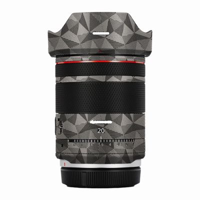 Mebont Camera Decal Skin for Canon RF 20mm F1.4 L VCM 3M Material Sticker Waterproof Lens Protector(Nordic Triangle Titanium)