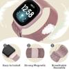 2Pcs Metal Band Compatible for Fitbit Versa 4/Sense 2/Versa 3/Sense Bands Women Men, Stainless Steel Soft Mesh Loop Strap Replacement Bracelet Strap for Fitbit Sense 2/3/Sense/Versa 4 (Gold&Black, Large) view 4